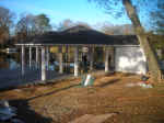 Pictures of building a beautiful boat house with boat lift 
